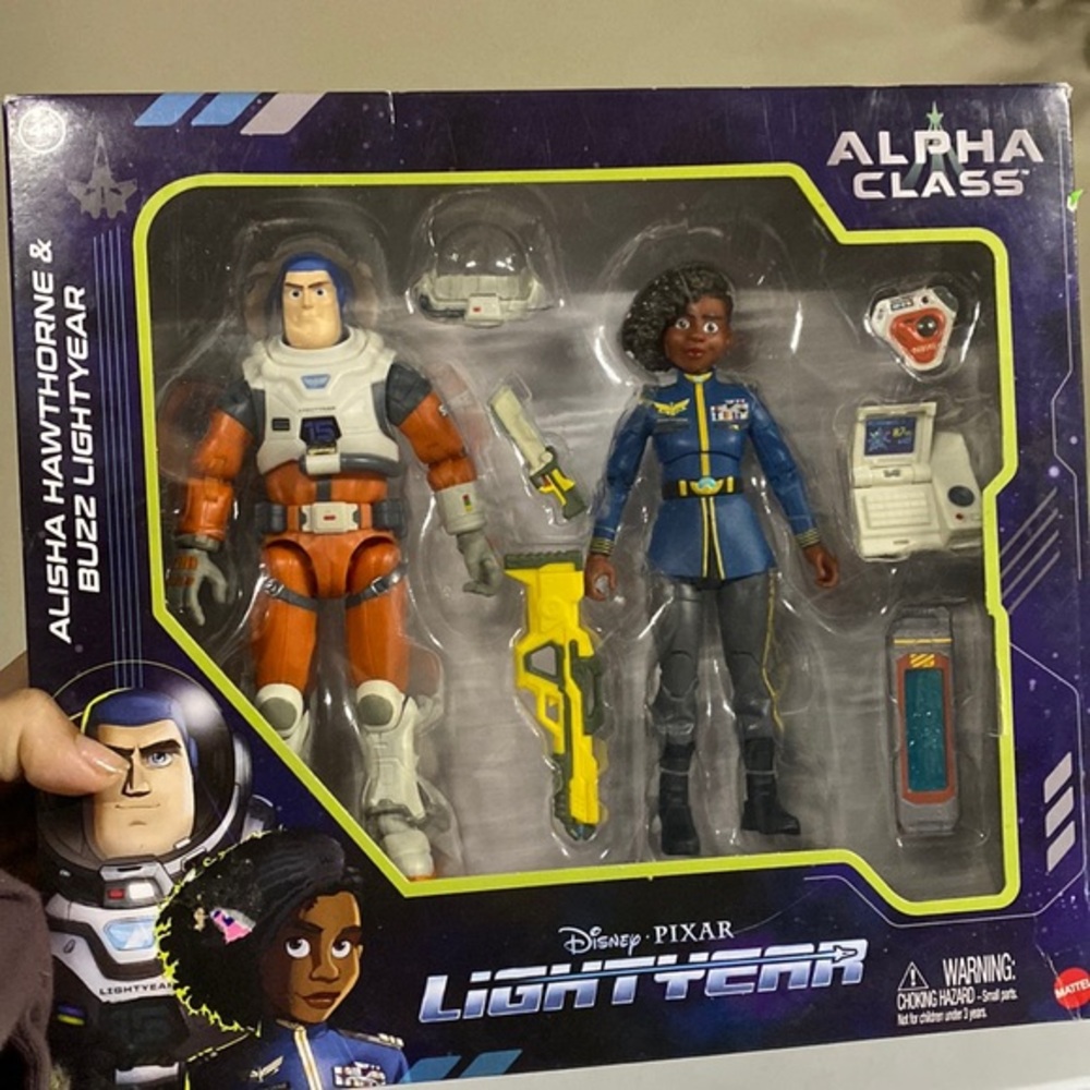 Disney Pixar Alisha Hawthorne and Buzz Lightyear Toy Set